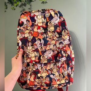 NWT Oh My Disney Princes Backpack